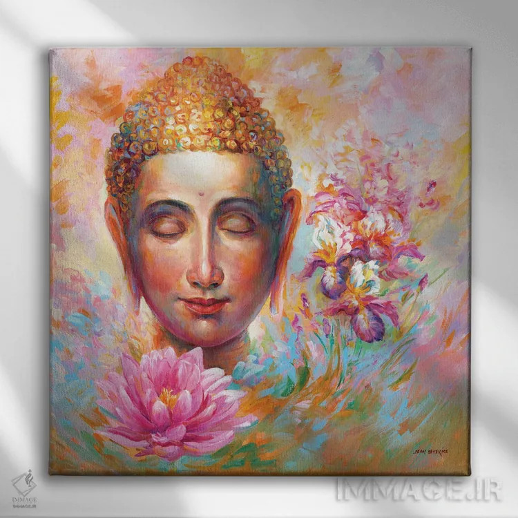 تابلو بودا اثر لئون دوونیس - نمای روبهرو روی دیوار