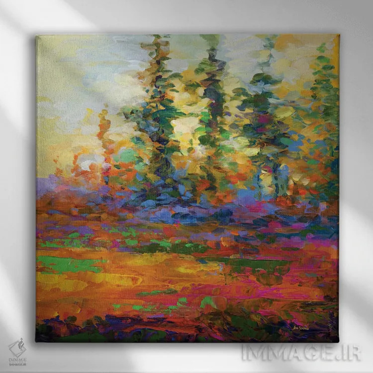 تابلو برداشتهایی از بعدازظهر اثر لئون دوونیس - نمای روبهرو روی دیوار