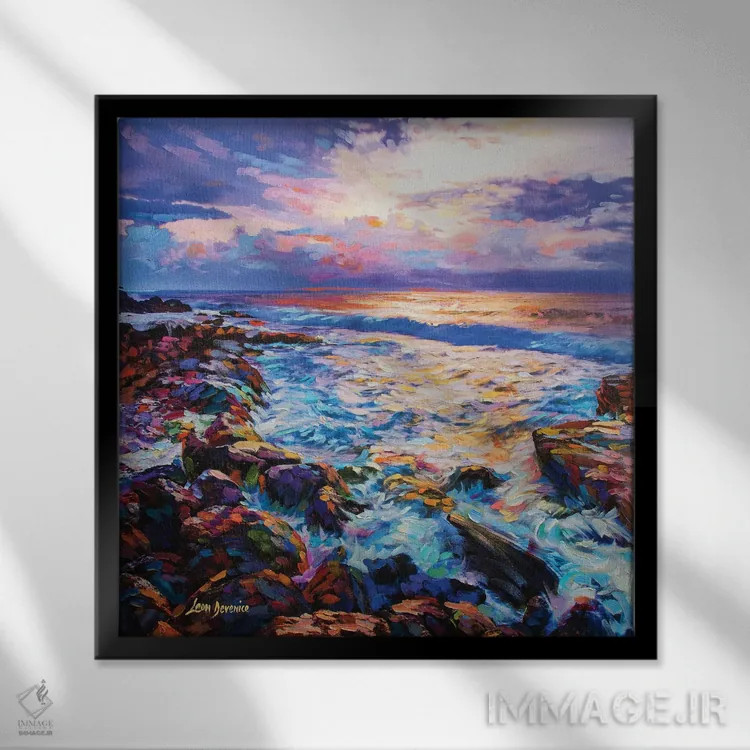 تابلو تأمل اثر لئون دوونیس - نمای قابدار مشکی