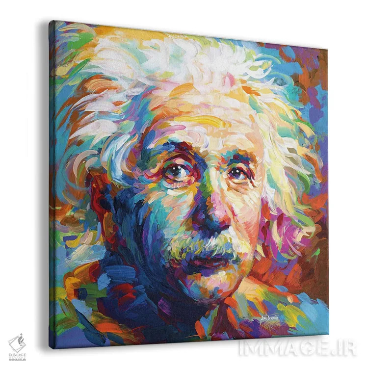 تابلو انیشتین اثر لئون دوونیس - نمای پرسپکتیو محصول