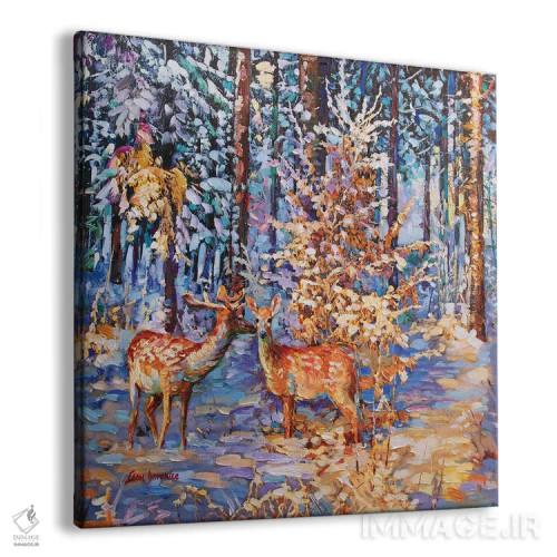 تابلو بوسهای لطیف اثر لئون دوونیس - نمای پرسپکتیو محصول