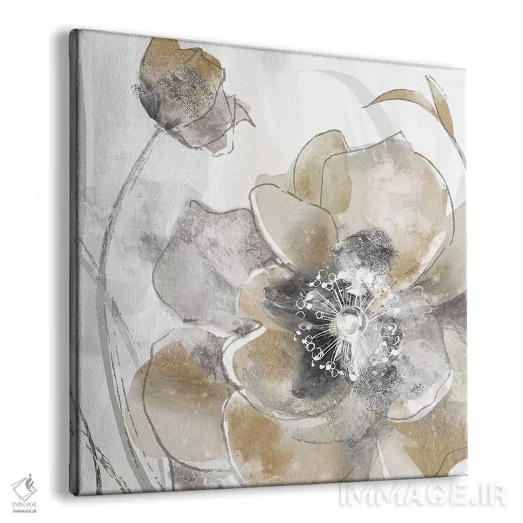 تابلو شقایق بهاری تاپه ۱ اثر ماریا دونوان - نمای پرسپکتیو محصول