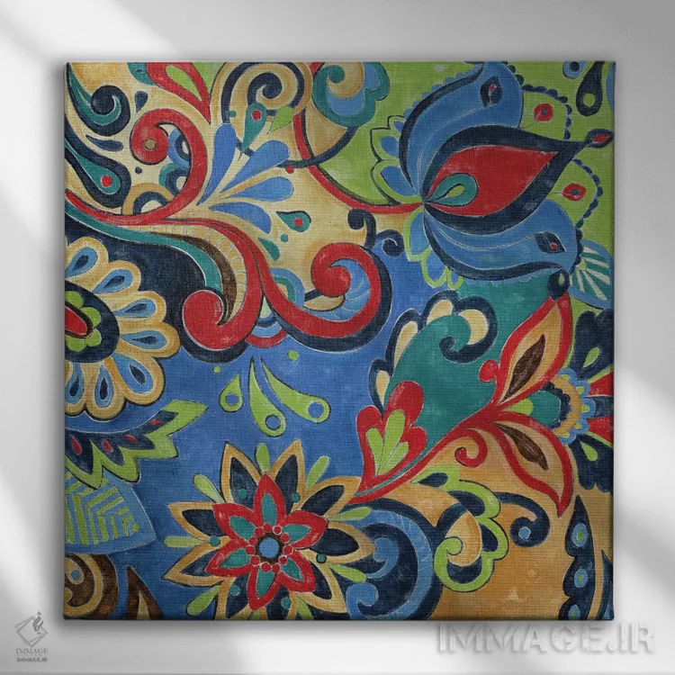 تابلو جشن ۱ اثر ماریا دونوان - نمای روبهرو روی دیوار