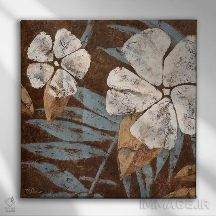 تابلو گلها روی شکلات ۲ اثر ماریا دونوان - نمای روبهرو روی دیوار