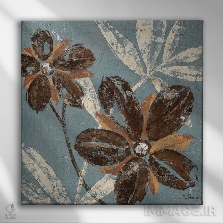 تابلو گلها روی شکلات ۳ اثر ماریا دونوان - نمای روبهرو روی دیوار