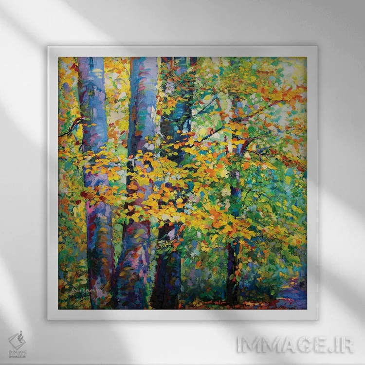 تابلو هدیهٔ زمان اثر لئون دوونیس - نمای قابدار سفید