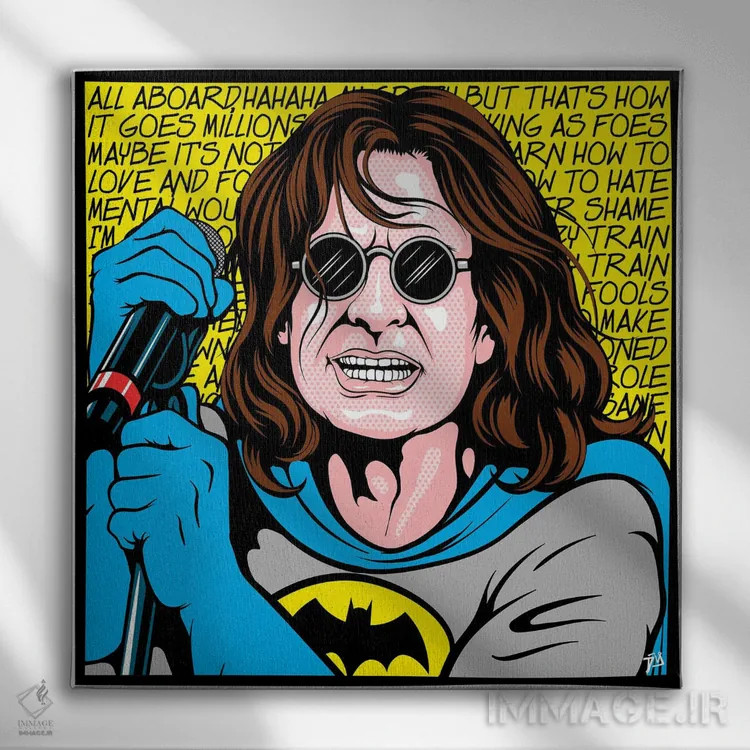 تابلو گردهمایی افسانهها ۲ اثر داوی آلوِس - نمای روبهرو روی دیوار