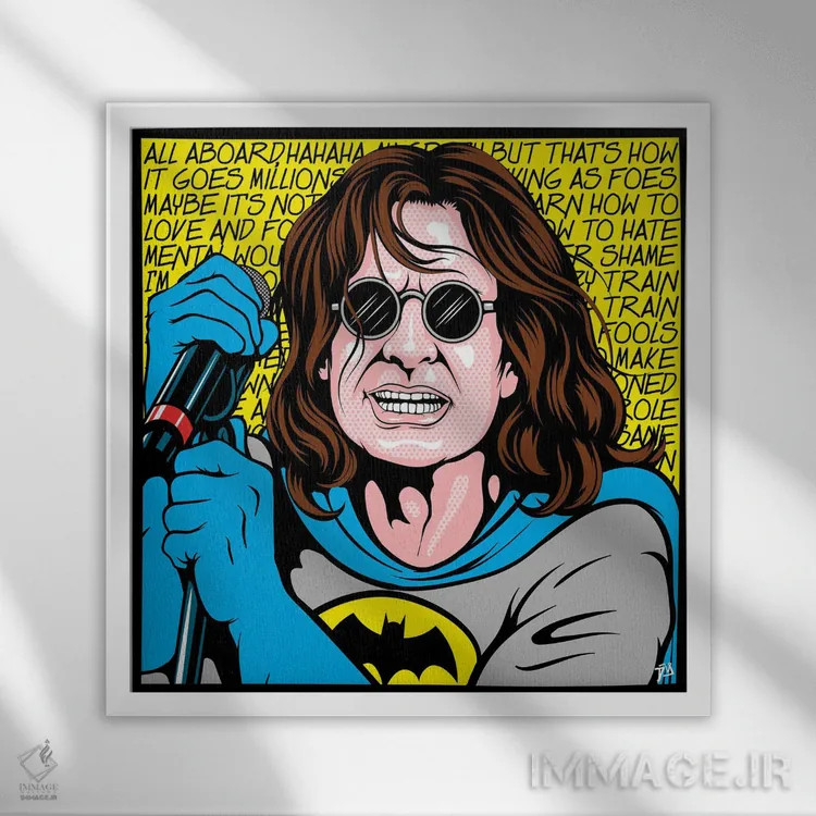 تابلو گردهمایی افسانهها ۲ اثر داوی آلوِس - نمای قابدار سفید