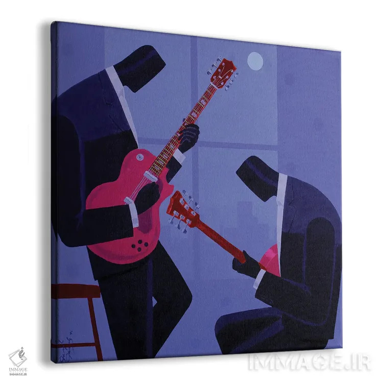 تابلو ریتمهای شبانه اثر دارل دنیلز - نمای پرسپکتیو محصول