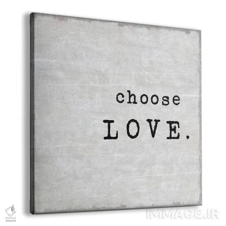 تابلو عشق را انتخاب کن اثر جیمی مکداول - نمای پرسپکتیو محصول