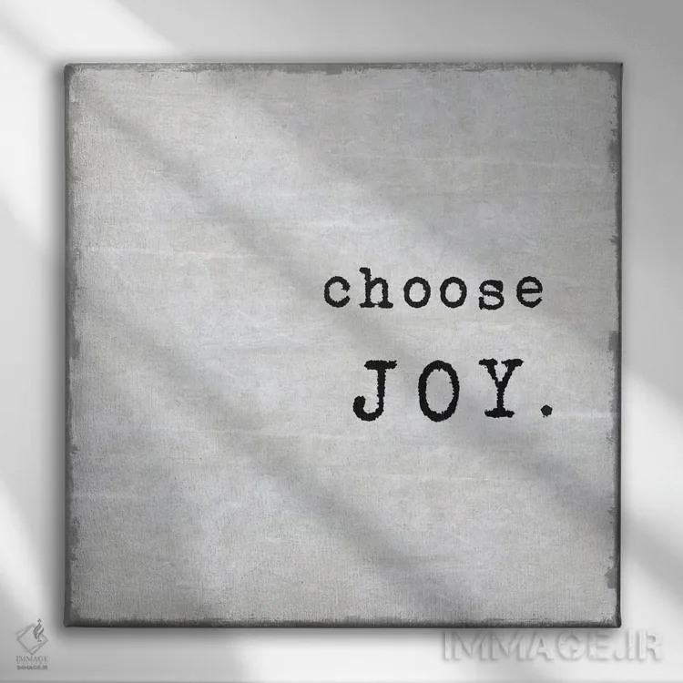 تابلو شادی را انتخاب کن اثر جیمی مکداول - نمای روبهرو روی دیوار