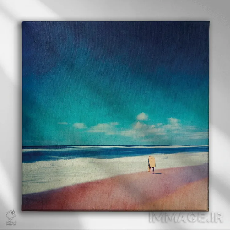 تابلو روزهای تابستان ۲ اثر دیرک وستنهاگن - نمای روبهرو روی دیوار