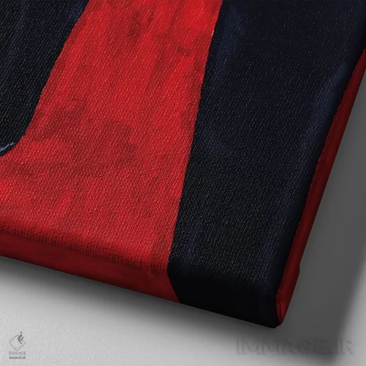 تابلو حالت یادآوری اثر دارل دنیلز - نمای نزدیک بافت بوم