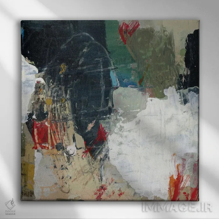 تابلو چشم مراقب اثر دانا ودرز - نمای روبهرو روی دیوار