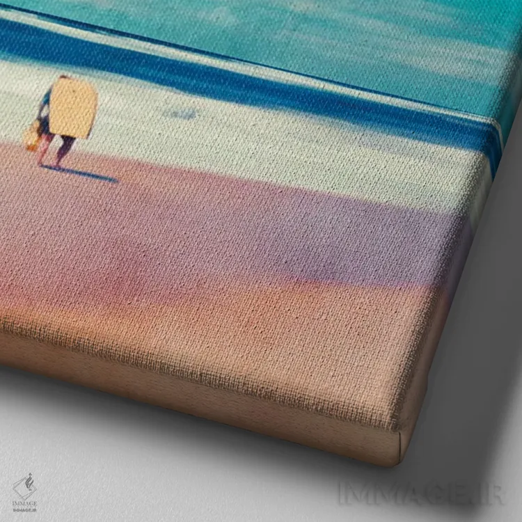 تابلو روزهای تابستان ۲ اثر دیرک وستنهاگن - نمای نزدیک بافت بوم