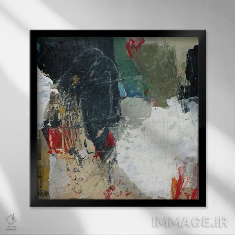 تابلو چشم مراقب اثر دانا ودرز - نمای قابدار مشکی