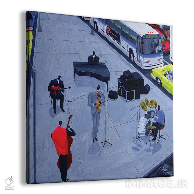 تابلو ترافیک اثر دارل دنیلز - نمای پرسپکتیو محصول