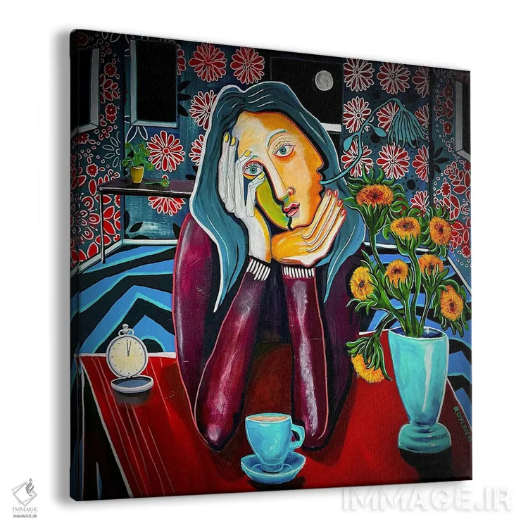 تابلو بلوز نیمهشب اثر دیلان گیِل - نمای پرسپکتیو محصول