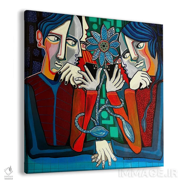 تابلو عشق مدرن اثر دیلان گیِل - نمای پرسپکتیو محصول