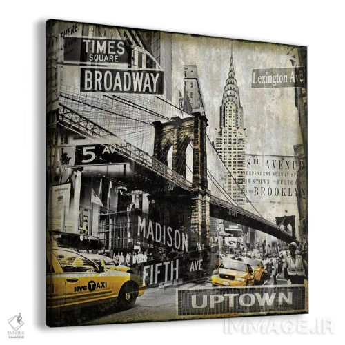 تابلو نمادهای نیویورک سیتی اثر دیلان متیوز - نمای پرسپکتیو محصول