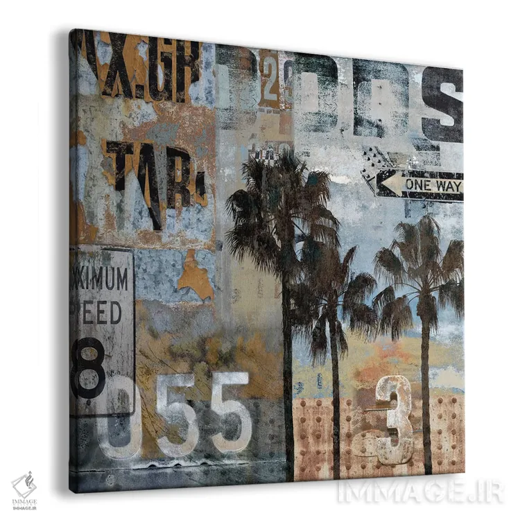 تابلو بافتهای شهری اثر دیلان متیوز - نمای پرسپکتیو محصول
