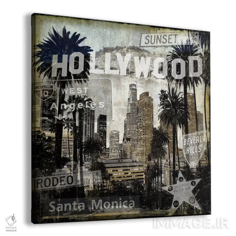تابلو نمادهای لسآنجلس اثر دیلان متیوز - نمای پرسپکتیو محصول