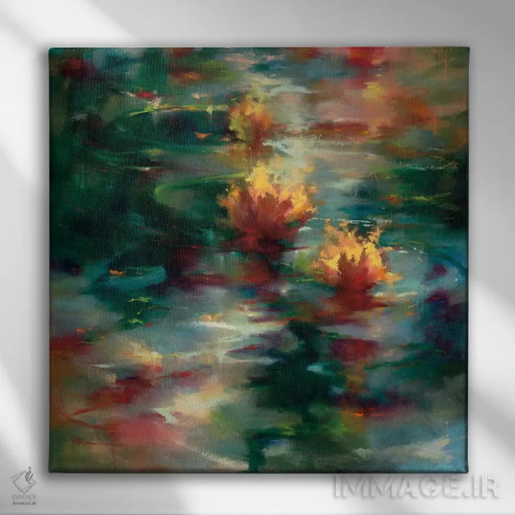 تابلو شرق شهر (لندن) اثر دانا یانگ - نمای روبهرو روی دیوار