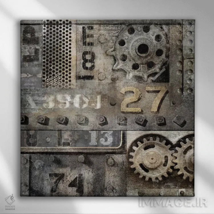 تابلو صنعتی ۲ اثر دیلان متیوز - نمای روبهرو روی دیوار