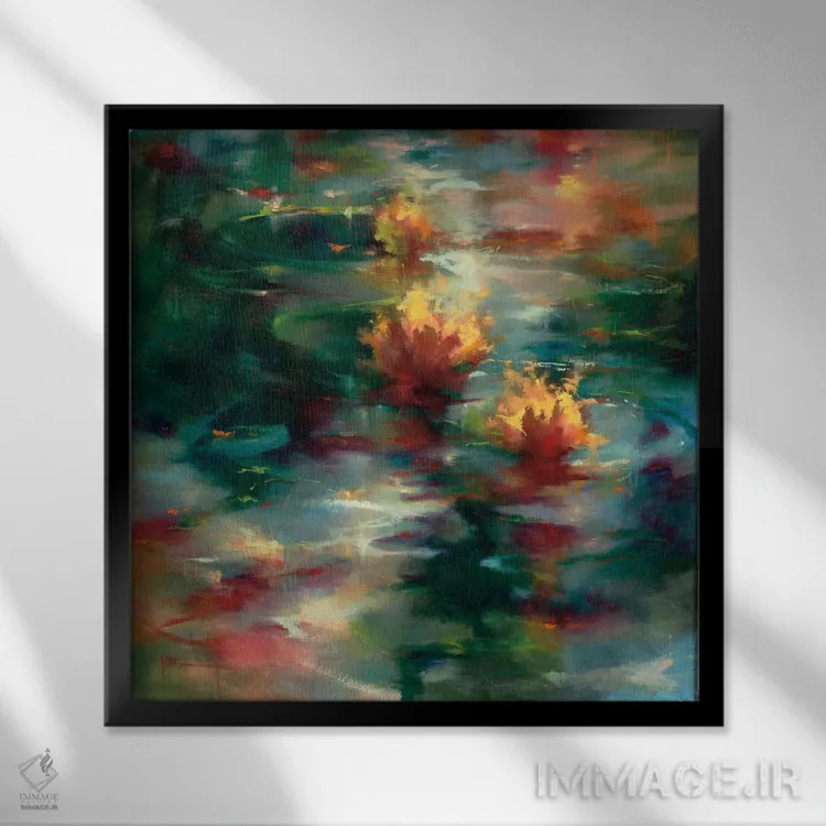 تابلو شرق شهر (لندن) اثر دانا یانگ - نمای قابدار مشکی