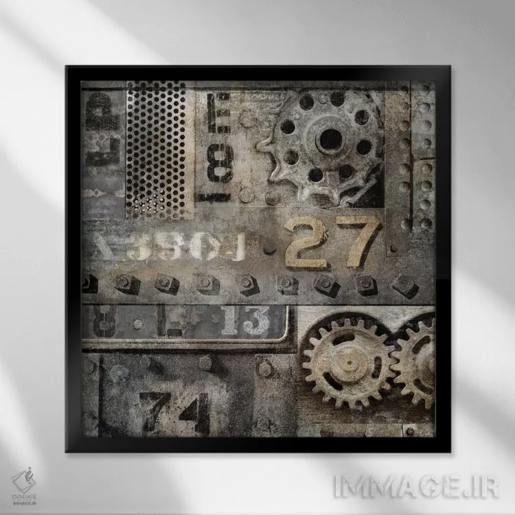 تابلو صنعتی ۲ اثر دیلان متیوز - نمای قابدار مشکی
