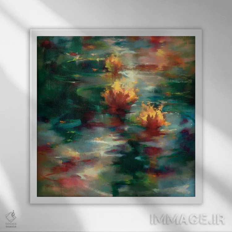 تابلو شرق شهر (لندن) اثر دانا یانگ - نمای قابدار سفید