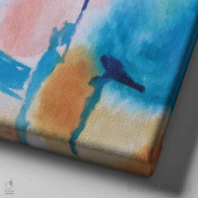 تابلو تابستان اثر رباورهاا کریستوا - نمای نزدیک بافت بوم