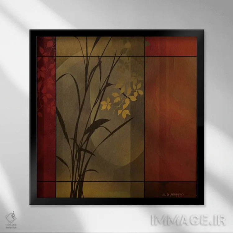 تابلو گرمای گلی اثر ادوارد آپاریسیو - نمای قابدار مشکی