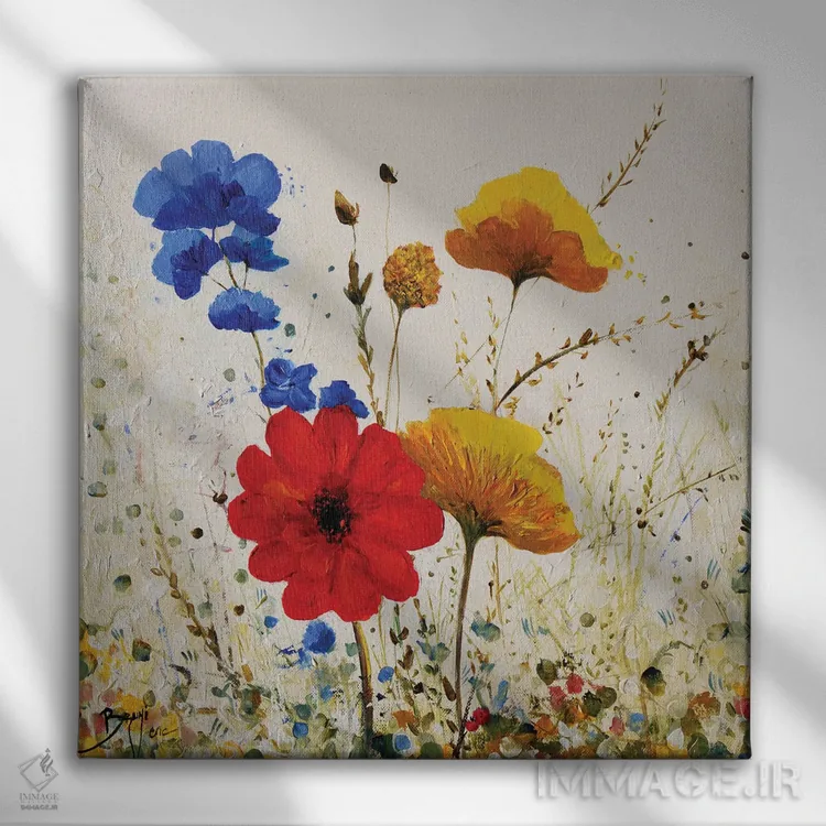 تابلو هارمونی بیزمان اثر اریک برونی - نمای روبهرو روی دیوار