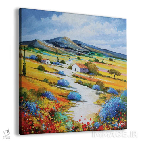 تابلو مسیر پرووانسی (مسیر منطقه پرووانس فرانسه) اثر اریک برونی - نمای پرسپکتیو محصول