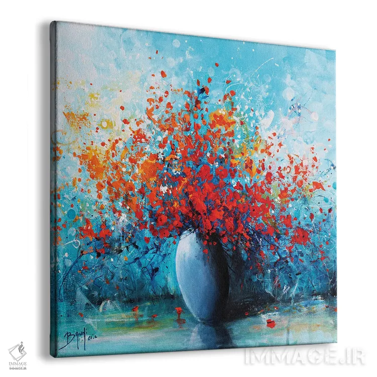 تابلو دستهگل شادی اثر اریک برونی - نمای پرسپکتیو محصول