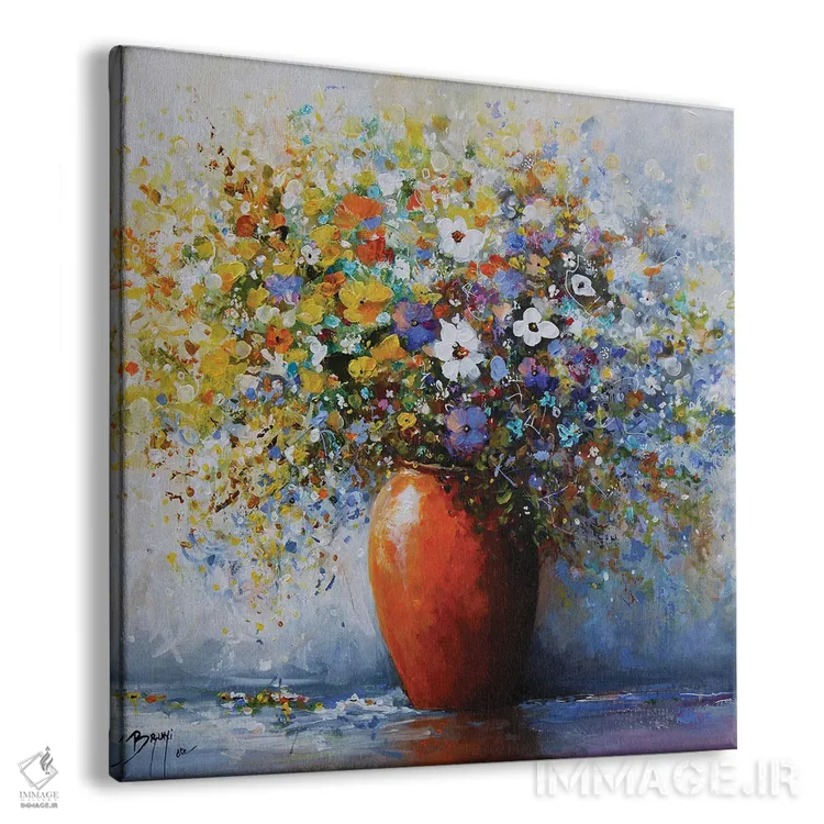 تابلو دستهگل روستایی اثر اریک برونی - نمای پرسپکتیو محصول