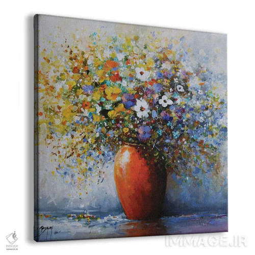 تابلو دستهگل روستایی اثر اریک برونی - نمای پرسپکتیو محصول