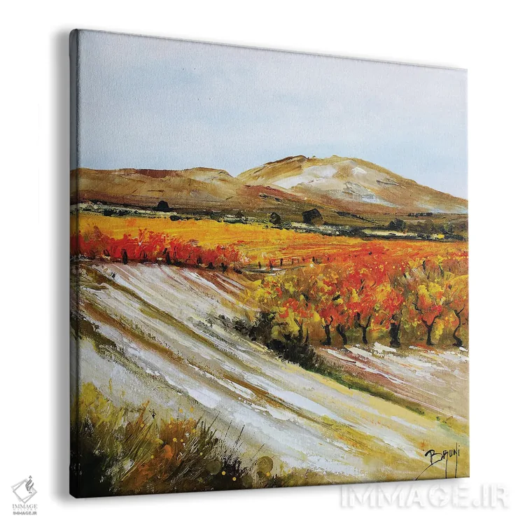 تابلو تاکستانها در پرووانس اثر اریک برونی - نمای پرسپکتیو محصول