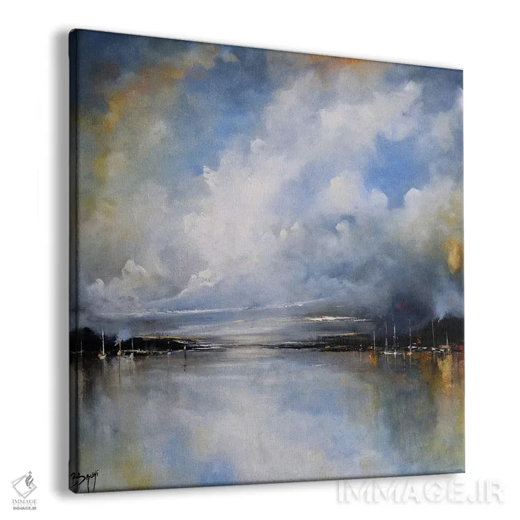 تابلو دریا در بهشت اثر اریک برونی - نمای پرسپکتیو محصول