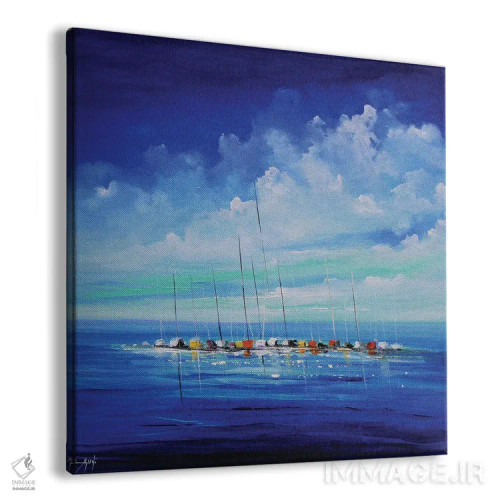 تابلو قایقها اثر اریک برونی - نمای پرسپکتیو محصول