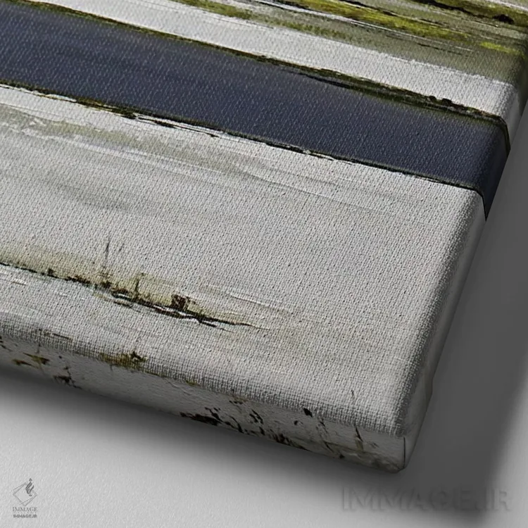 تابلو سکوت اثر اریک برونی - نمای نزدیک بافت بوم