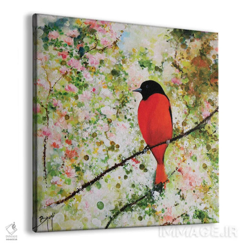 تابلو پرندهٔ خوشبختی اثر اریک برونی - نمای پرسپکتیو محصول