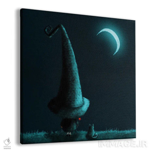 تابلو تماشای ماه اثر الی بیکزاده - نمای پرسپکتیو محصول