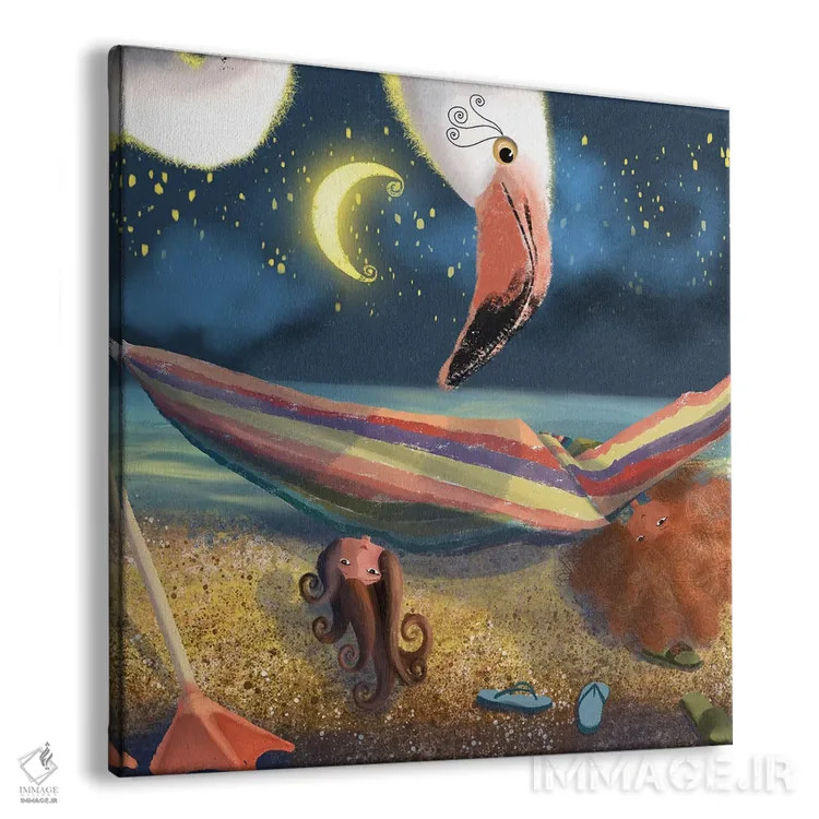 تابلو رویای نیمهشب تابستان (نمایشنامه شکسپیر) اثر الی بیکزاده - نمای پرسپکتیو محصول