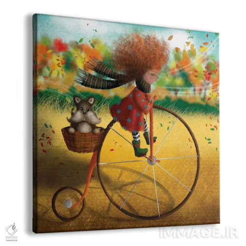 تابلو نسیم پاییزی اثر الی بیکزاده - نمای پرسپکتیو محصول