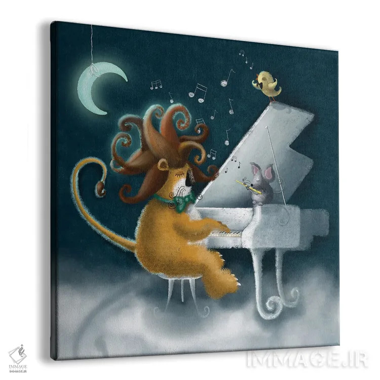 تابلو کنسرتو پیانو اثر الی بیکزاده - نمای پرسپکتیو محصول