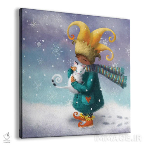 تابلو جادوی زمستان اثر الی بیکزاده - نمای پرسپکتیو محصول