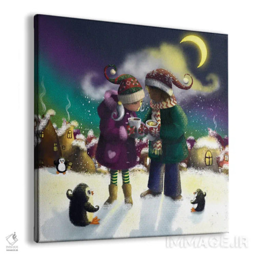 تابلو تبریک فصلها اثر الی بیکزاده - نمای پرسپکتیو محصول