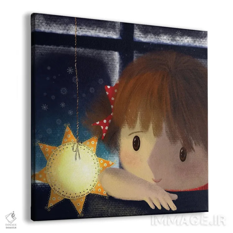 تابلو چراغ کوچکم اثر الی بیکزاده - نمای پرسپکتیو محصول